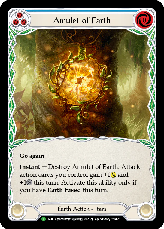 Amulet of Earth (Blue)