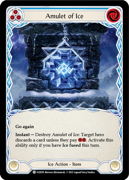 Amulet of Ice (Blue) - Image 2