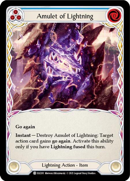 Amulet of Lightning (Blue) - Image 3
