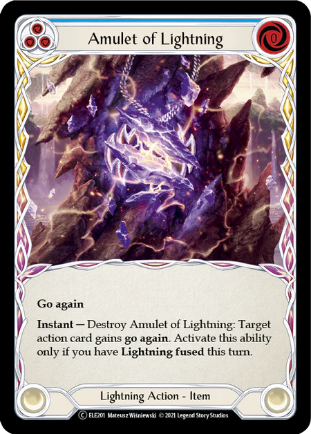 Amulet of Lightning (Blue) - Image 4