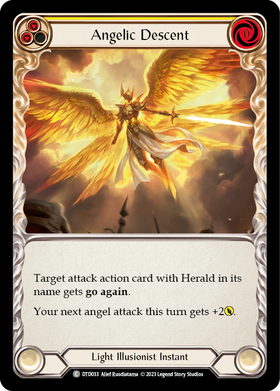 Angelic Descent (Yellow)