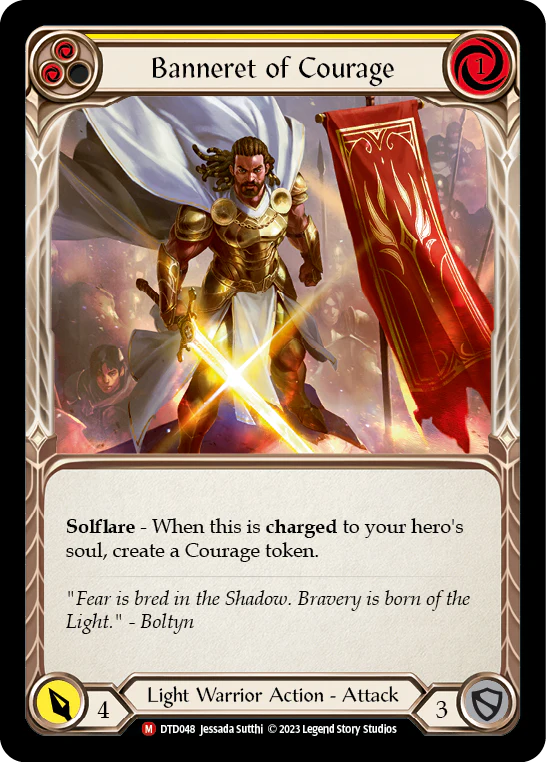 Banneret of Courage (Yellow)