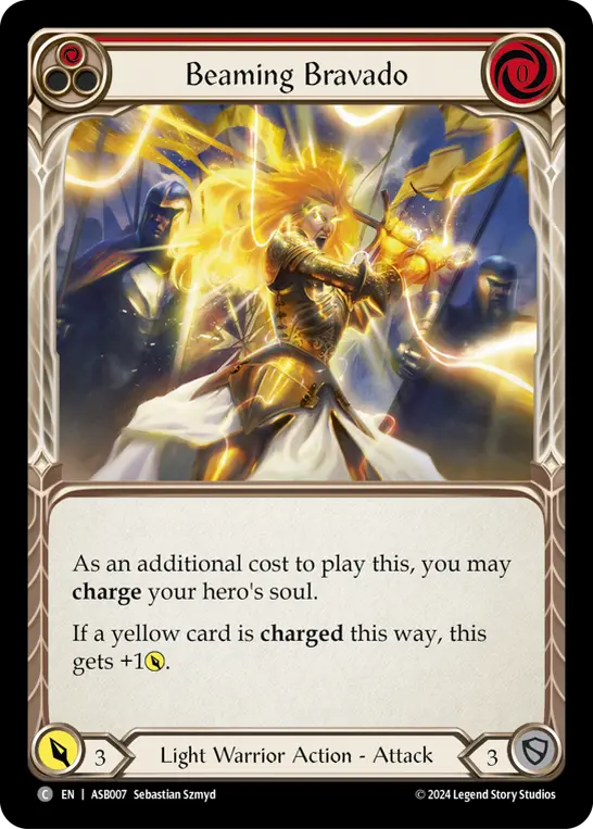 Beaming Bravado (Red) - Image 2