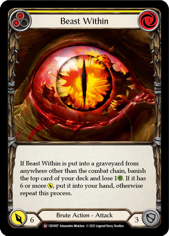 Beast Within (Yellow)