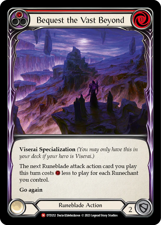 Bequest the Vast Beyond (Red)