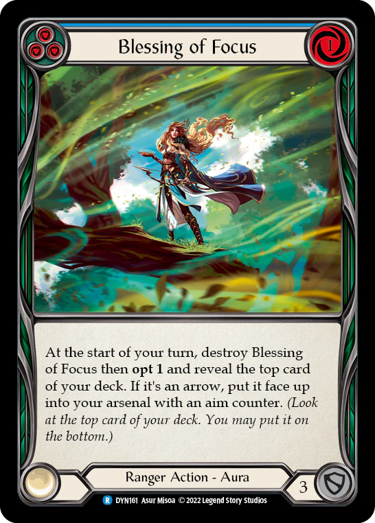 Blessing of Focus (Blue)