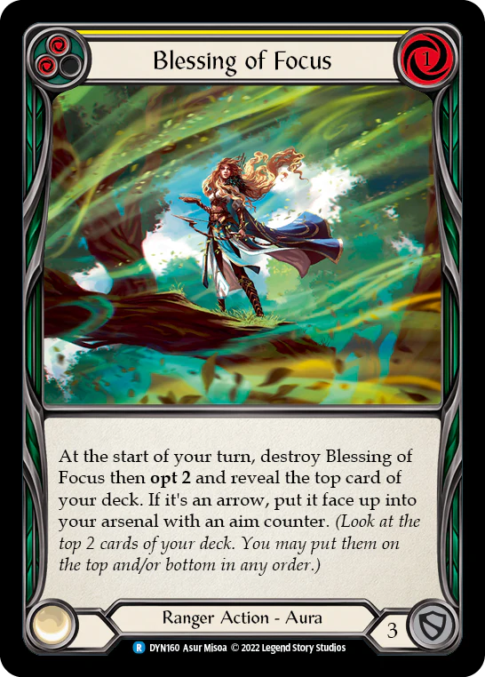 Blessing of Focus (Yellow)
