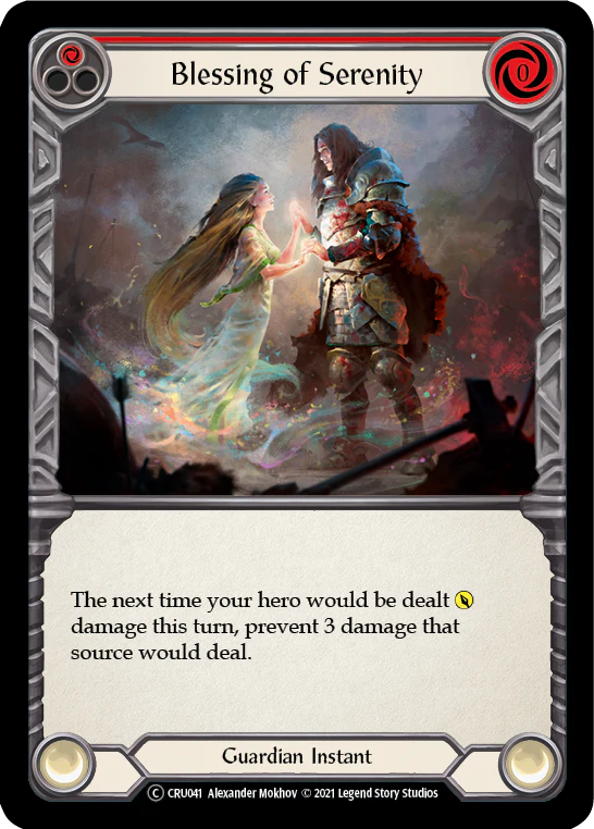 Blessing of Serenity (Red)