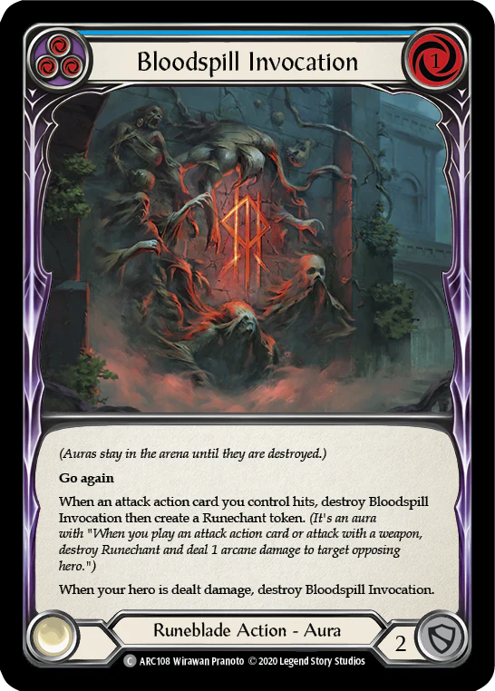Bloodspill Invocation (Blue)