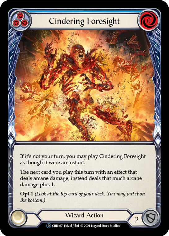 Cindering Foresight (Blue)