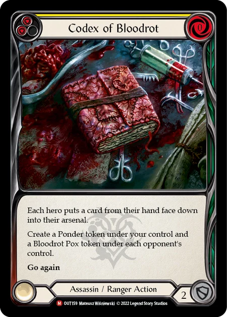 Codex of Bloodrot (Yellow)