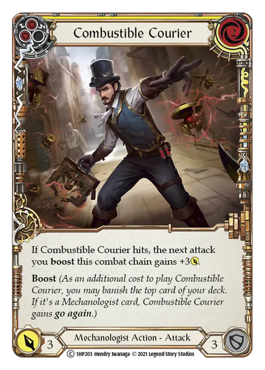Combustible Courier (Yellow) - Image 2