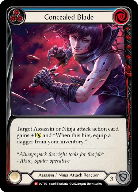 Concealed Blade (Blue)