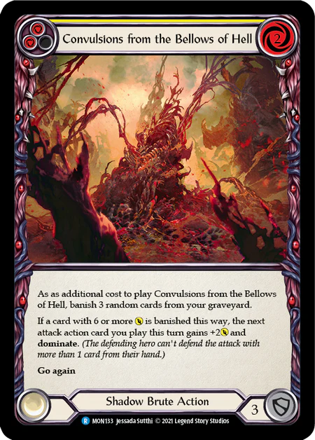 Convulsions from the Bellows of Hell (Yellow)