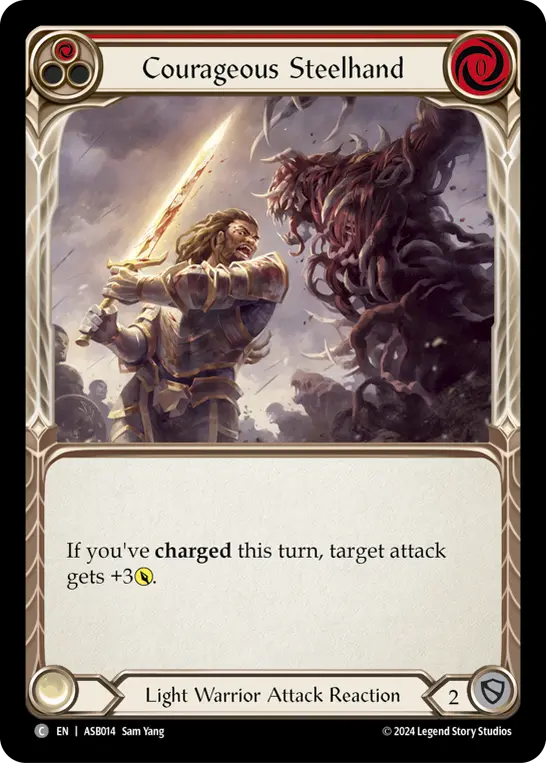 Courageous Steelhand (Red) - Image 4