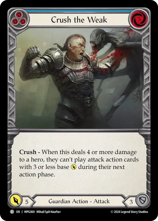 Crush the Weak (Blue) - Image 3