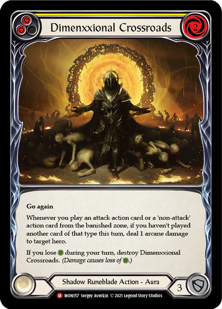 Dimenxxional Crossroads (Yellow)