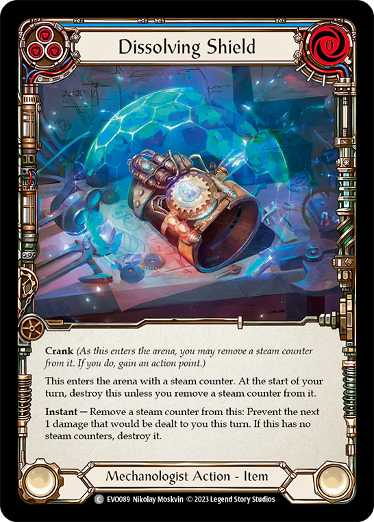 Dissolving Shield (Blue)