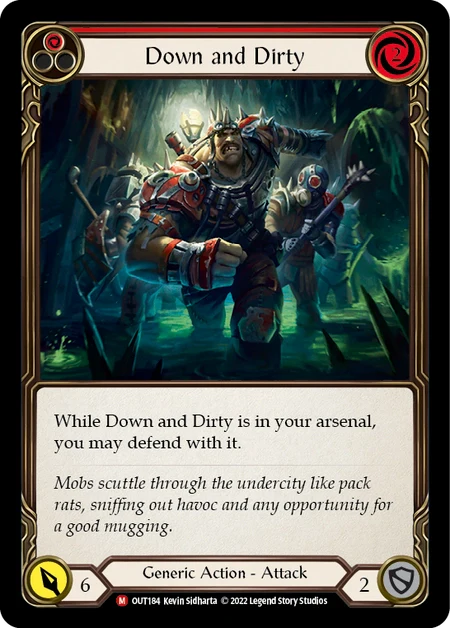 Down and Dirty (Red)