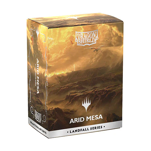 Dragon Shield Dual Matte Art Sleeve - Magic: The Gathering Landfall Series Arid Mesa