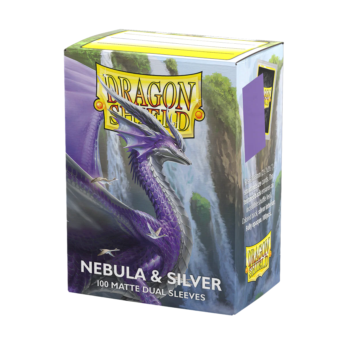 Dragon Shield β Standard size β Dual Matte β Nebula & Silver