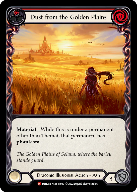 Dust from the Golden Plains (Red)