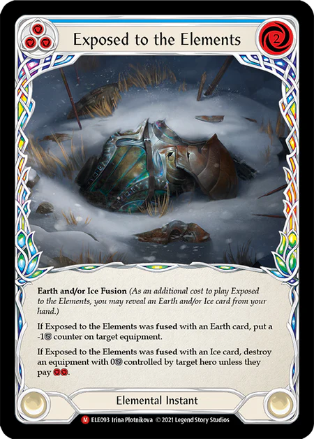 Exposed to the Elements (Blue)