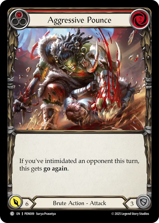 Aggressive Pounce (Red)