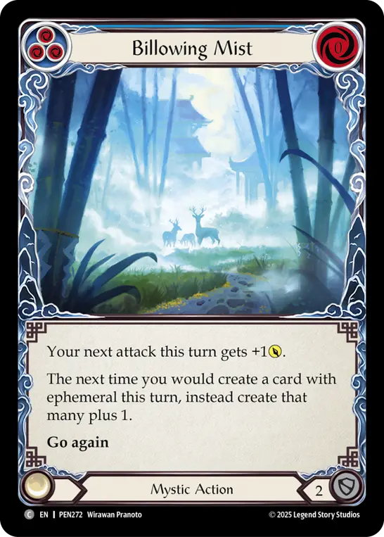 Billowing Mist (Blue)