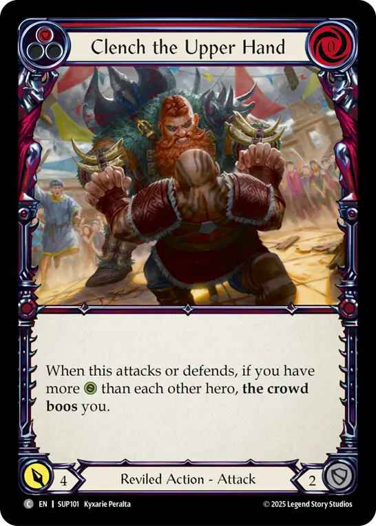Clench the Upper Hand (Red) - Image 2