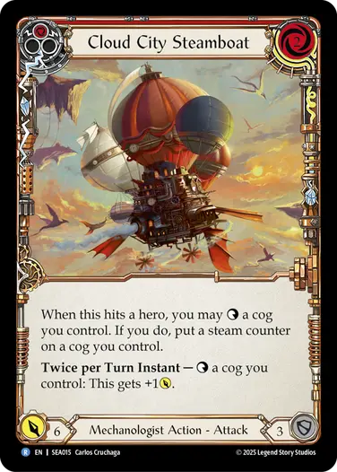 Cloud City Steamboat (Red)