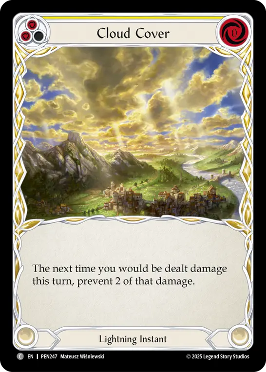 Cloud Cover (Yellow)