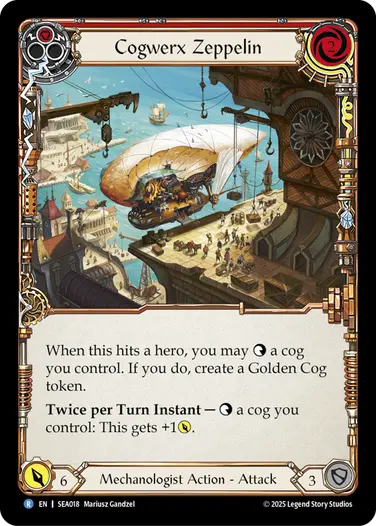 Cogwerx Zeppelin (Red)