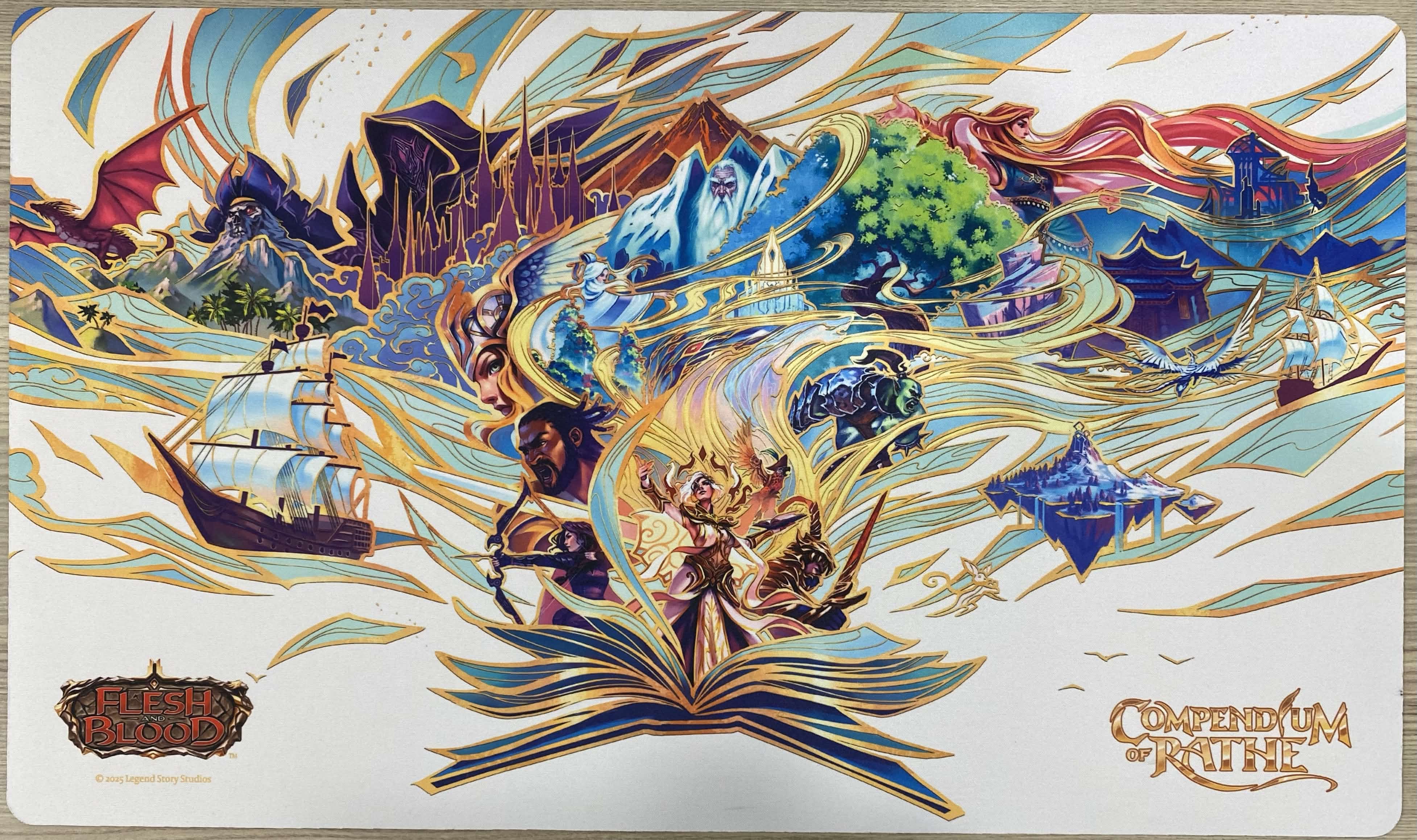 FAB - Compendium of Rathe Key Art Playmat