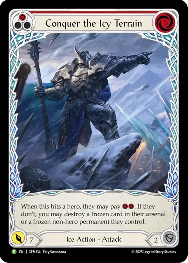 Conquer The Icy Terrain (Red) - Image 2