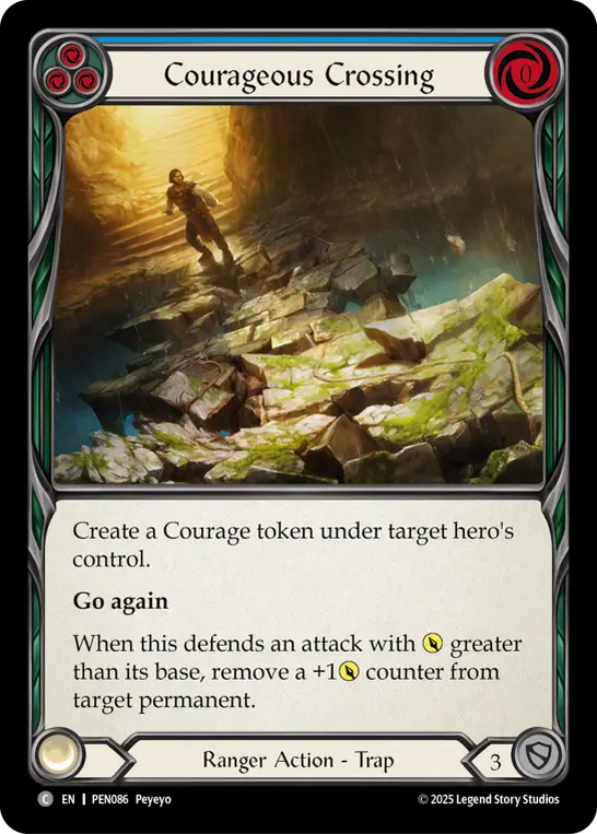 Courageous Crossing (Blue)