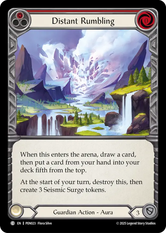 Distant Rumbling (Red)