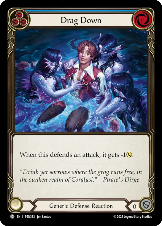 Drag Down (Blue)