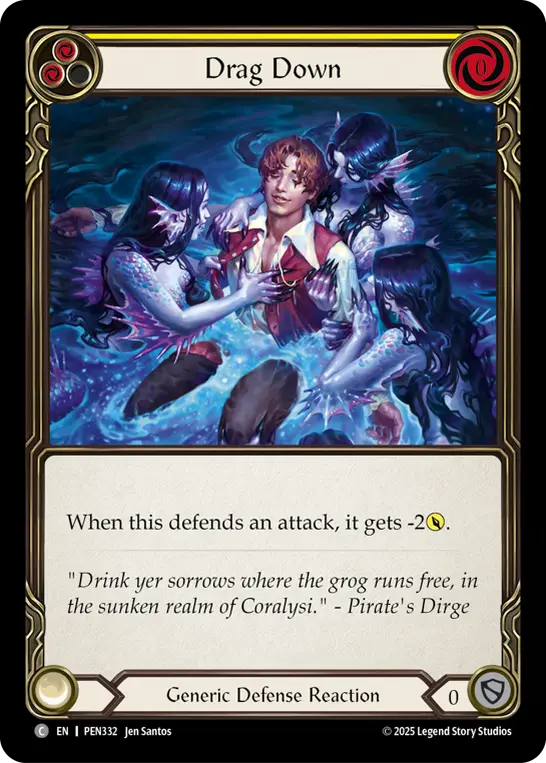 Drag Down (Yellow)