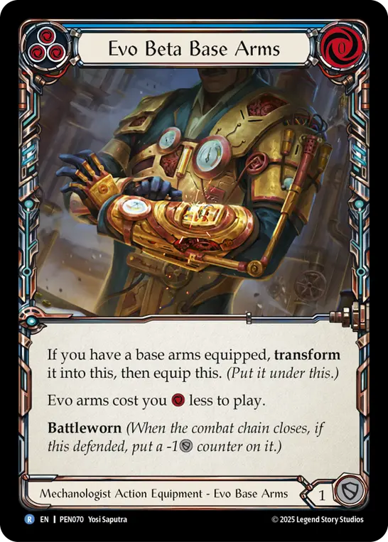 Evo Beta Base Arms (Blue)