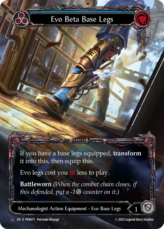 Evo Beta Base Legs (Blue) - Image 2