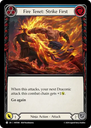 Fire Tenet: Strike First (Blue)