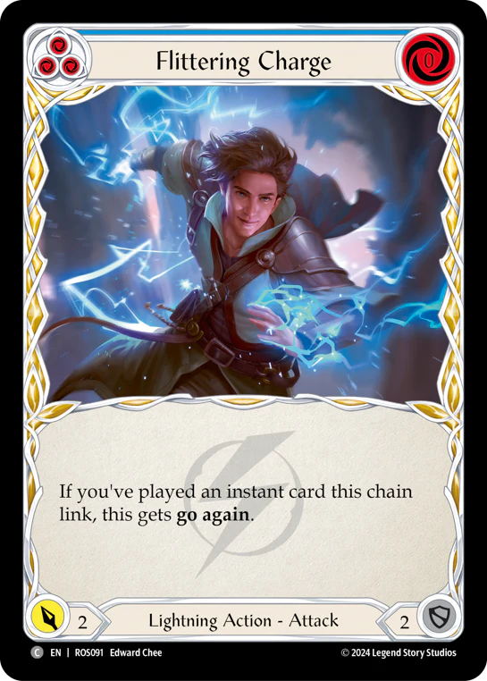 Flittering Charge (Blue)