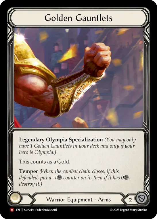 Golden Gauntlets