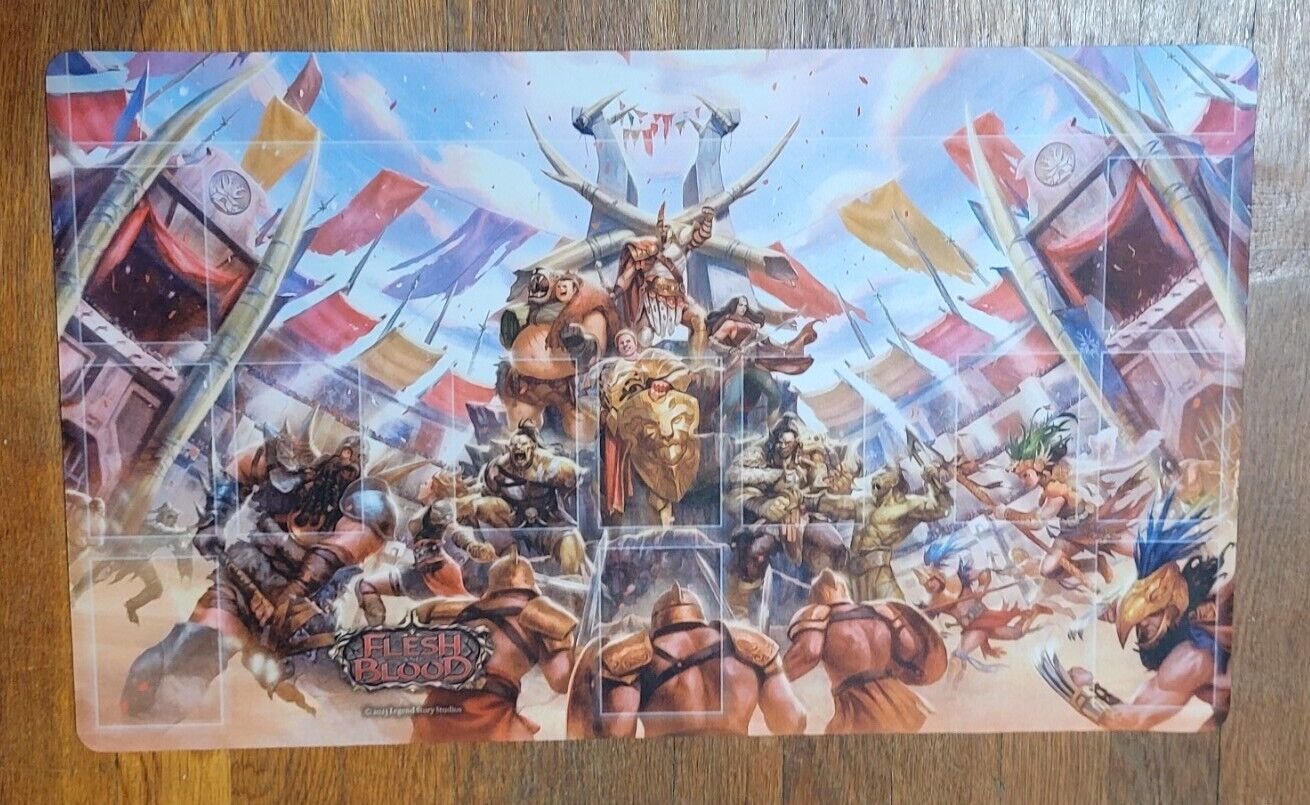 FAB - Heavy Hitters Key Art Playmat