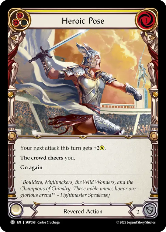 Heroic Pose (Yellow)