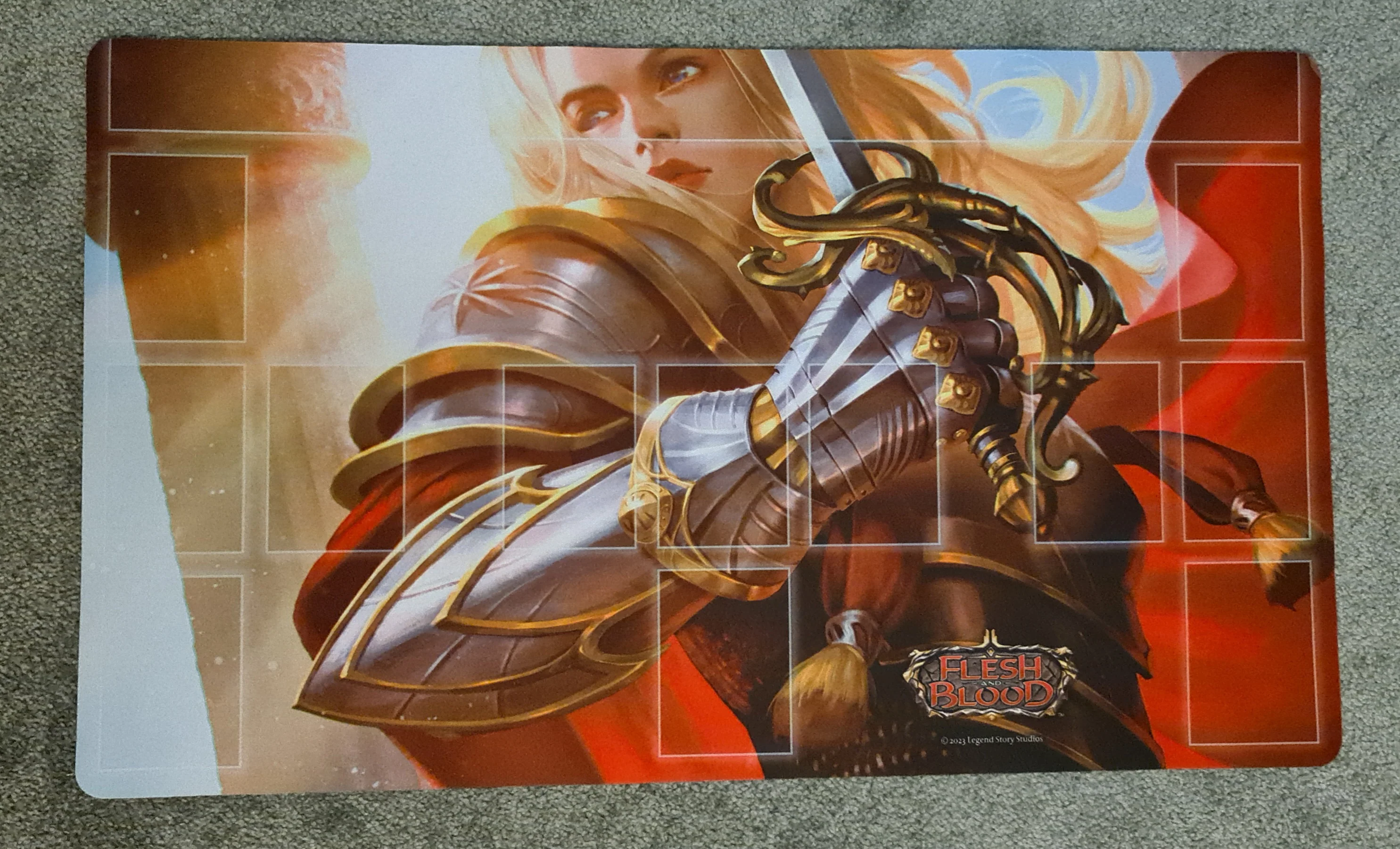 FAB - Ironsong Versus Playmat