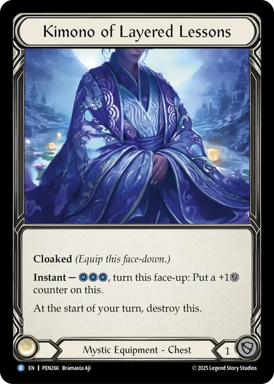Kimono Of Layered Lessons