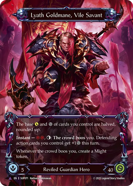Lyath Goldmane, Vile Savant