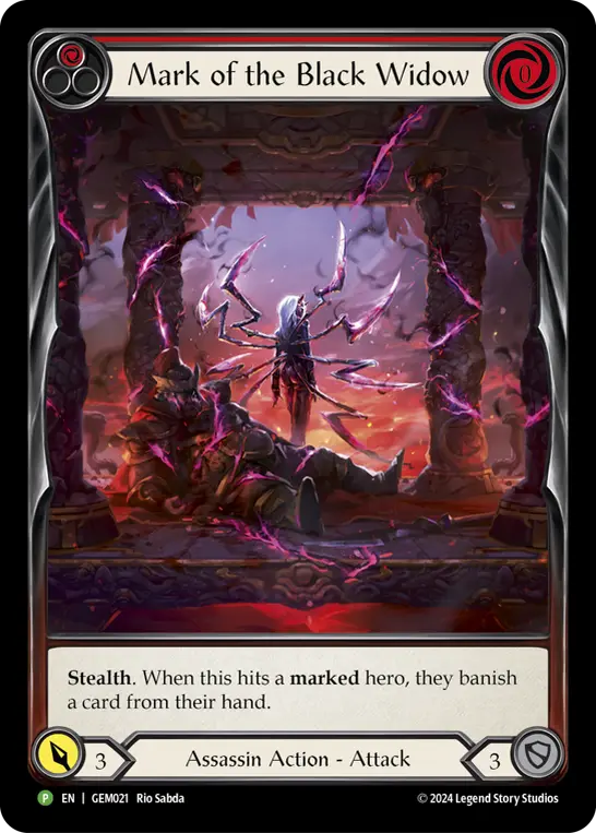 Mark of the Black Widow (Red) - Image 2